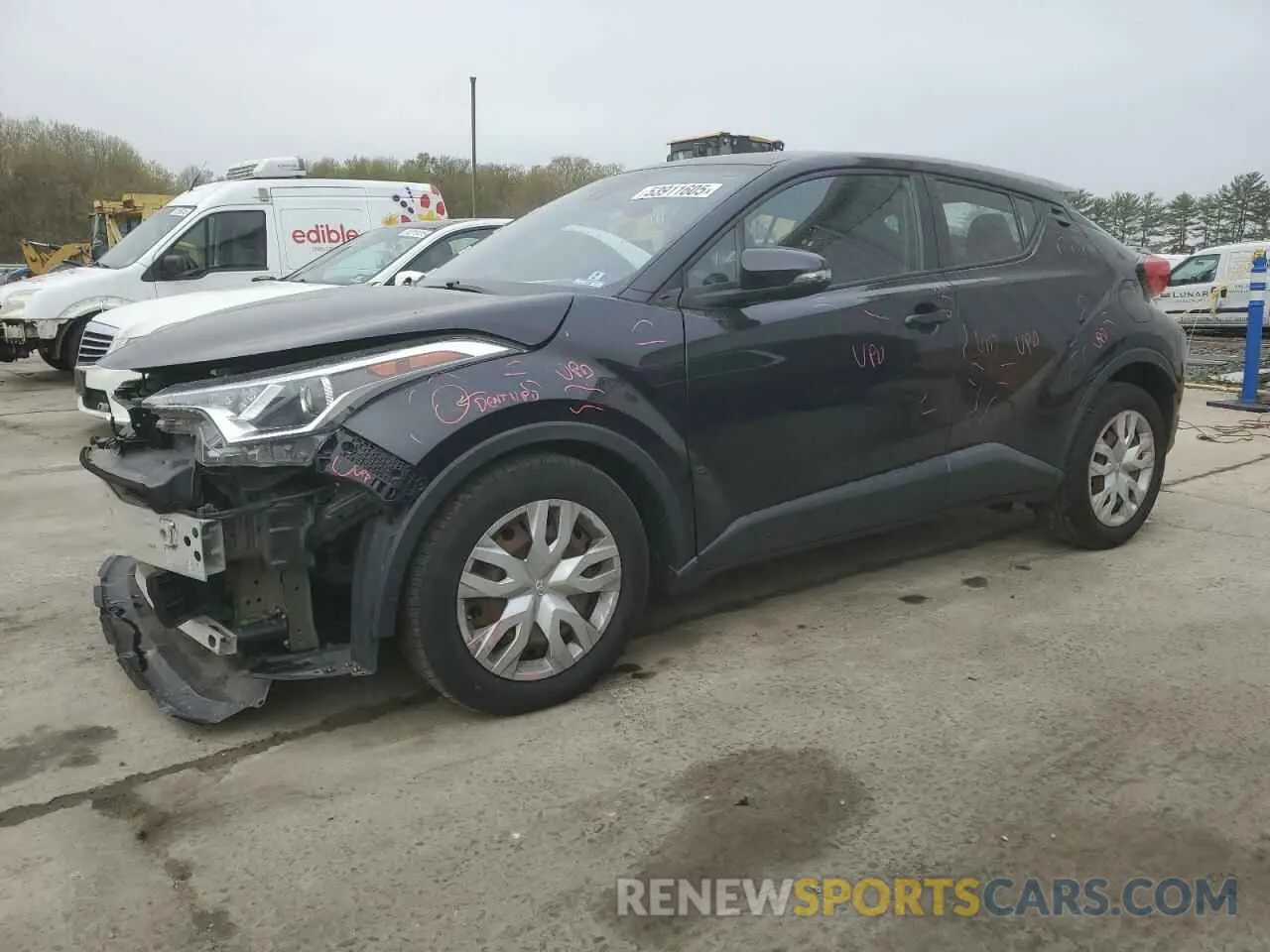 1 Photograph of a damaged car NMTKHMBXXKR076410 TOYOTA C-HR 2019