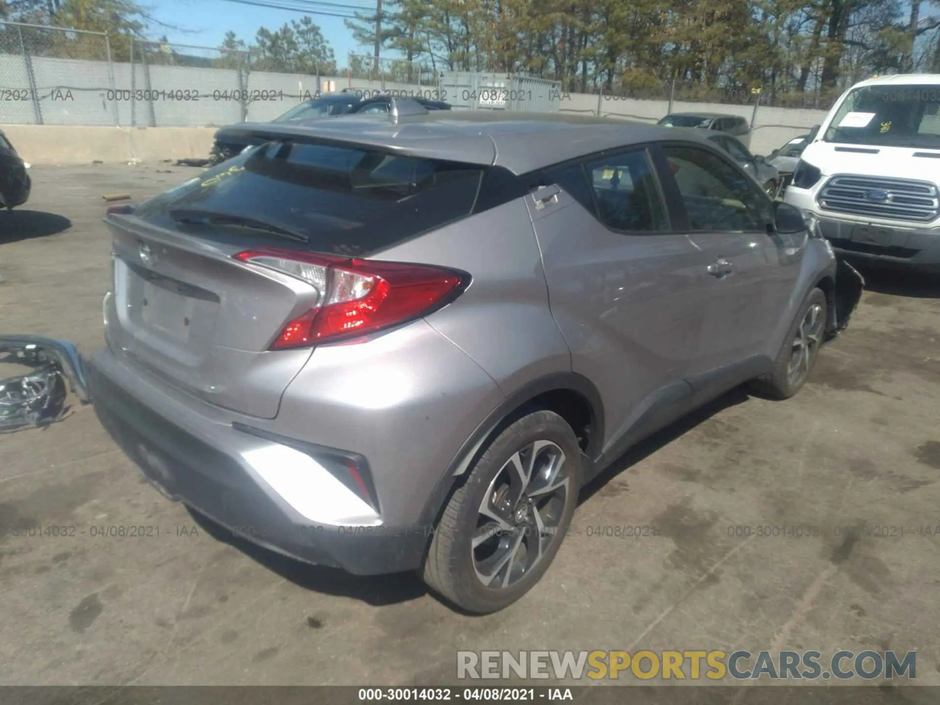 4 Photograph of a damaged car NMTKHMBXXKR093899 TOYOTA C-HR 2019