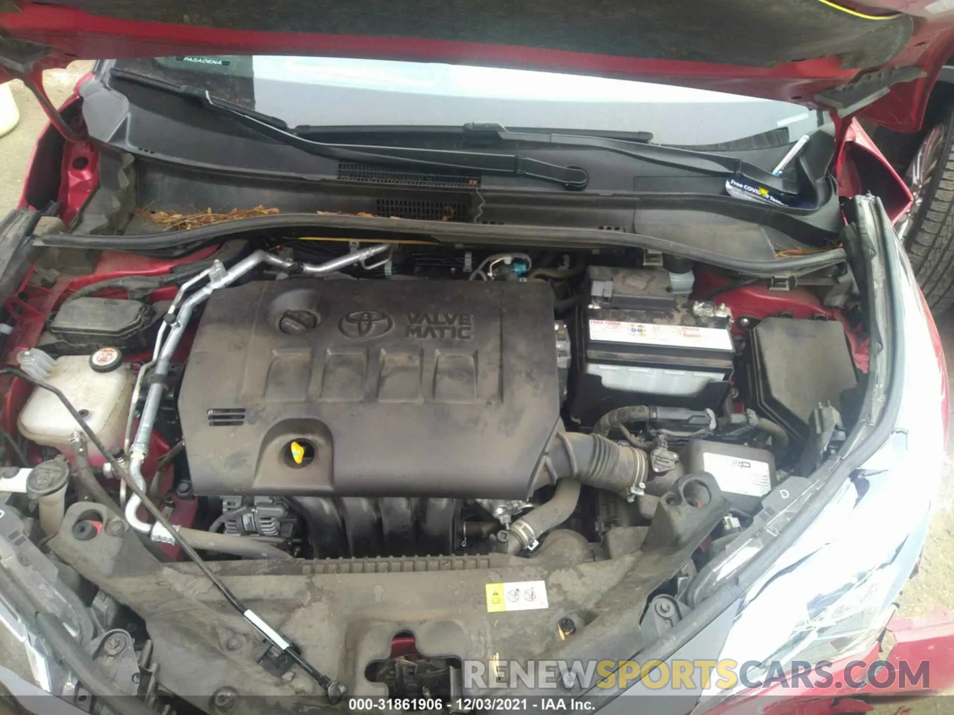 10 Photograph of a damaged car JTNKHMBX0L1076363 TOYOTA C-HR 2020