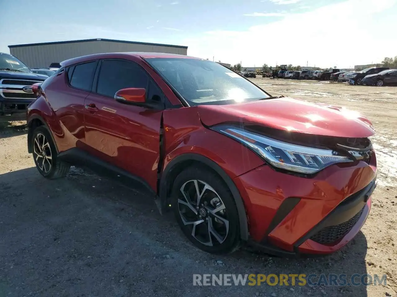 4 Фотография поврежденного автомобиля JTNKHMBX0L1084298 TOYOTA C-HR 2020