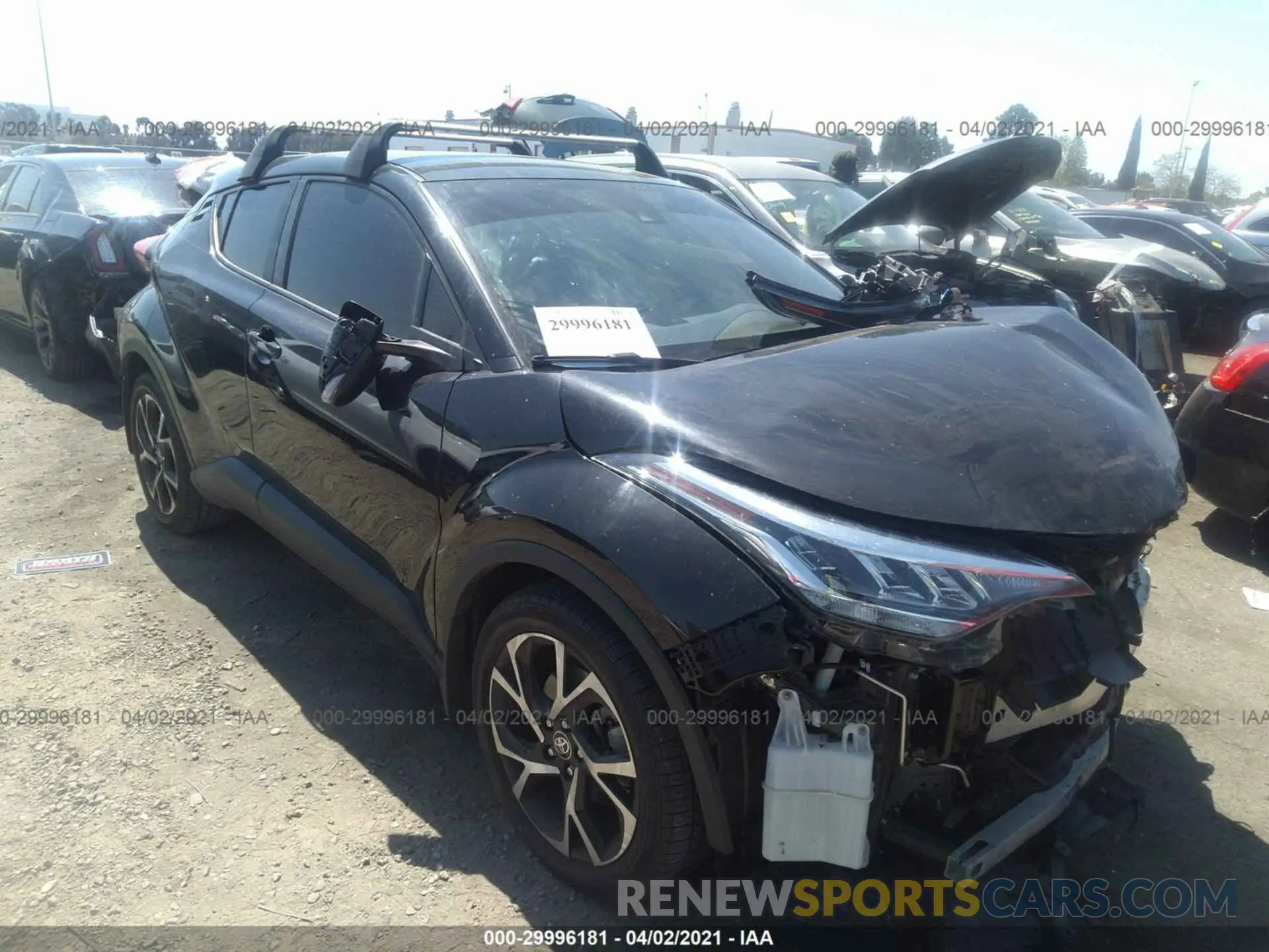1 Photograph of a damaged car JTNKHMBX1L1068160 TOYOTA C-HR 2020