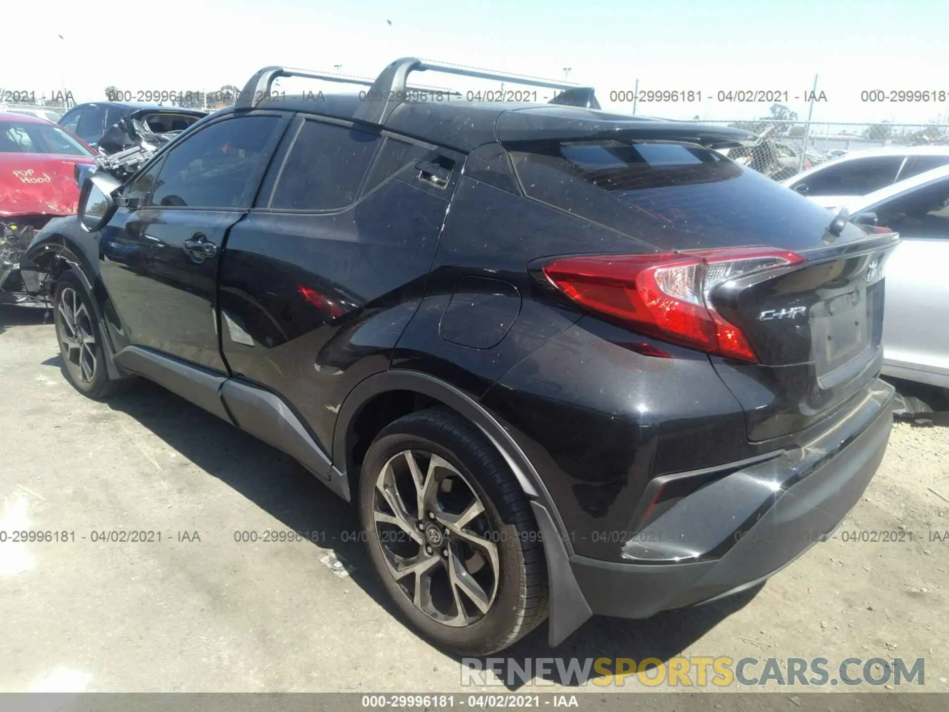 3 Photograph of a damaged car JTNKHMBX1L1068160 TOYOTA C-HR 2020