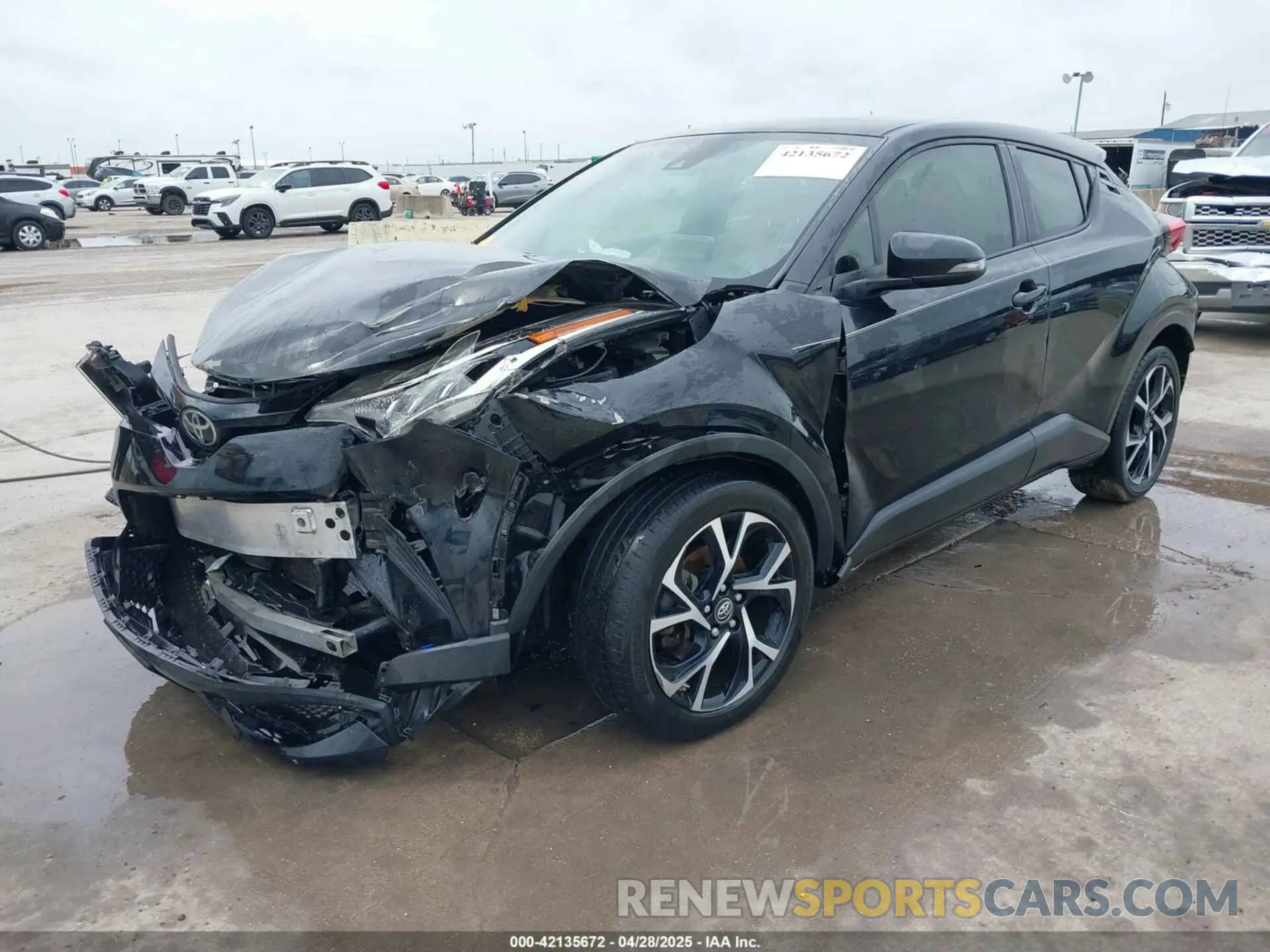 2 Photograph of a damaged car JTNKHMBX1L1074377 TOYOTA C-HR 2020