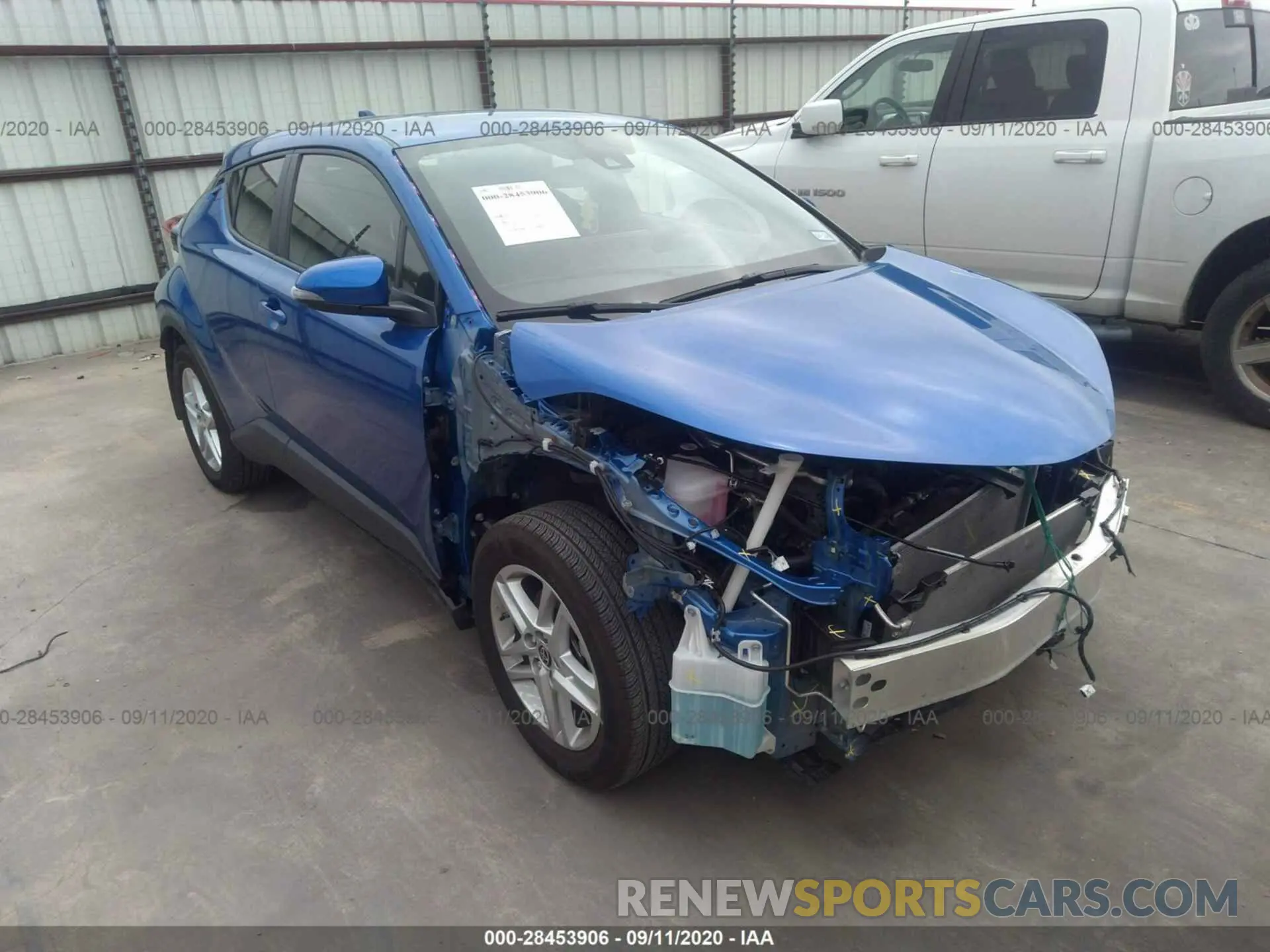 1 Photograph of a damaged car JTNKHMBX1L1075478 TOYOTA C-HR 2020
