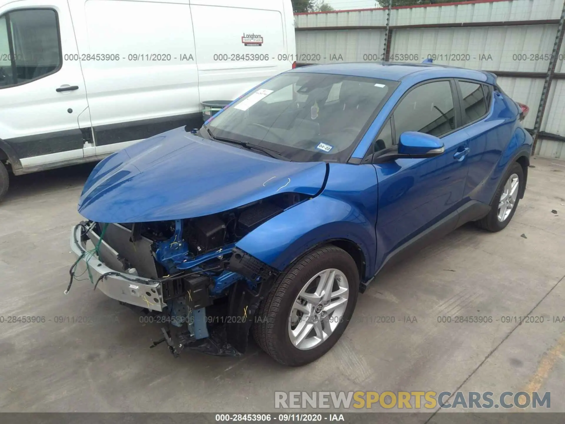 2 Photograph of a damaged car JTNKHMBX1L1075478 TOYOTA C-HR 2020