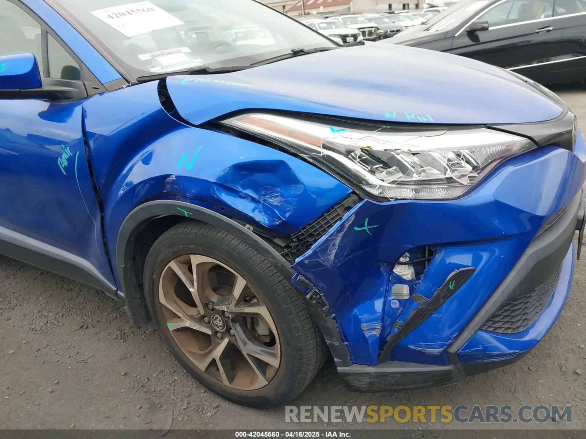 6 Фотография поврежденного автомобиля JTNKHMBX1L1077246 TOYOTA C-HR 2020