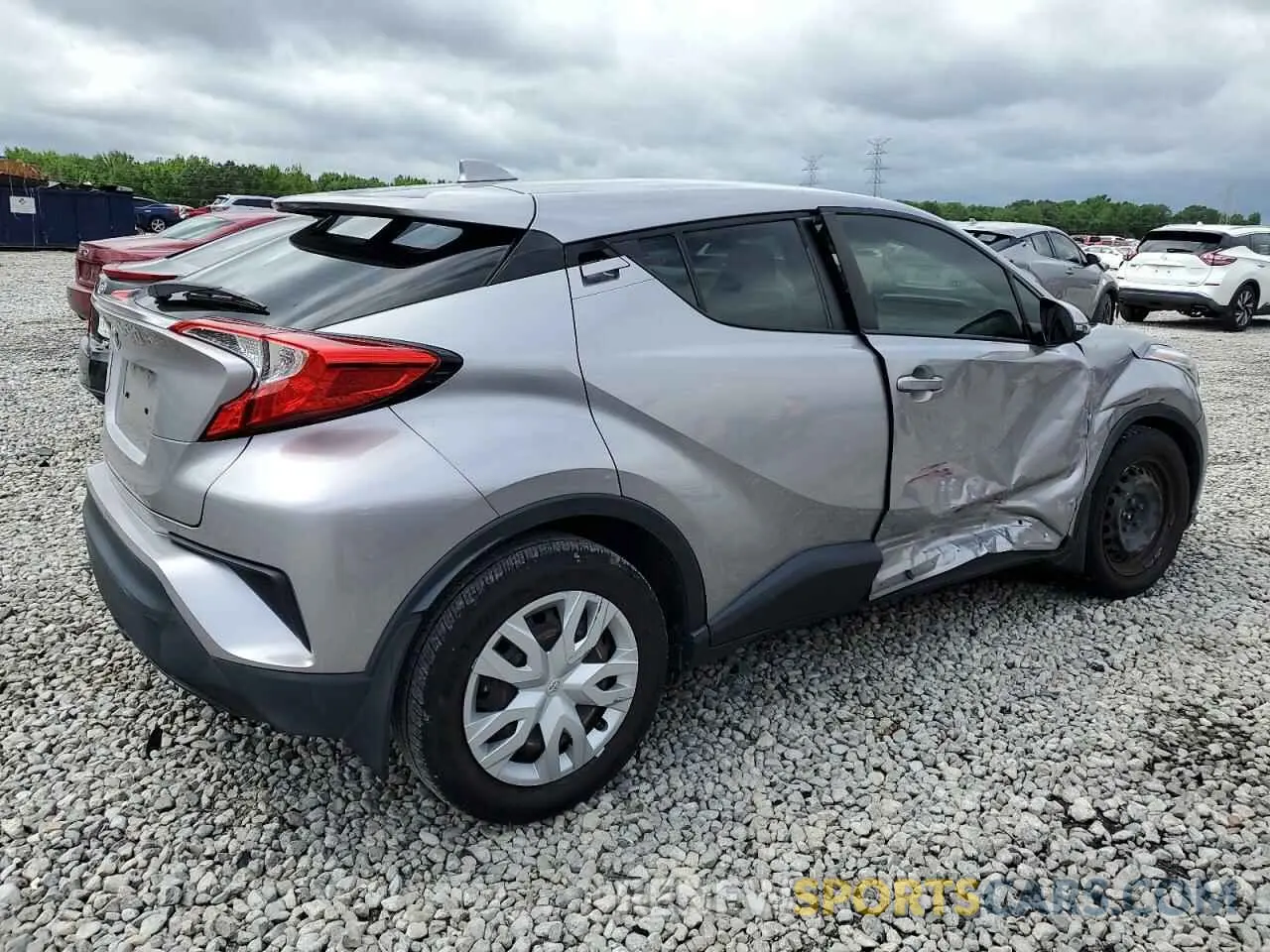 3 Photograph of a damaged car JTNKHMBX1L1078963 TOYOTA C-HR 2020