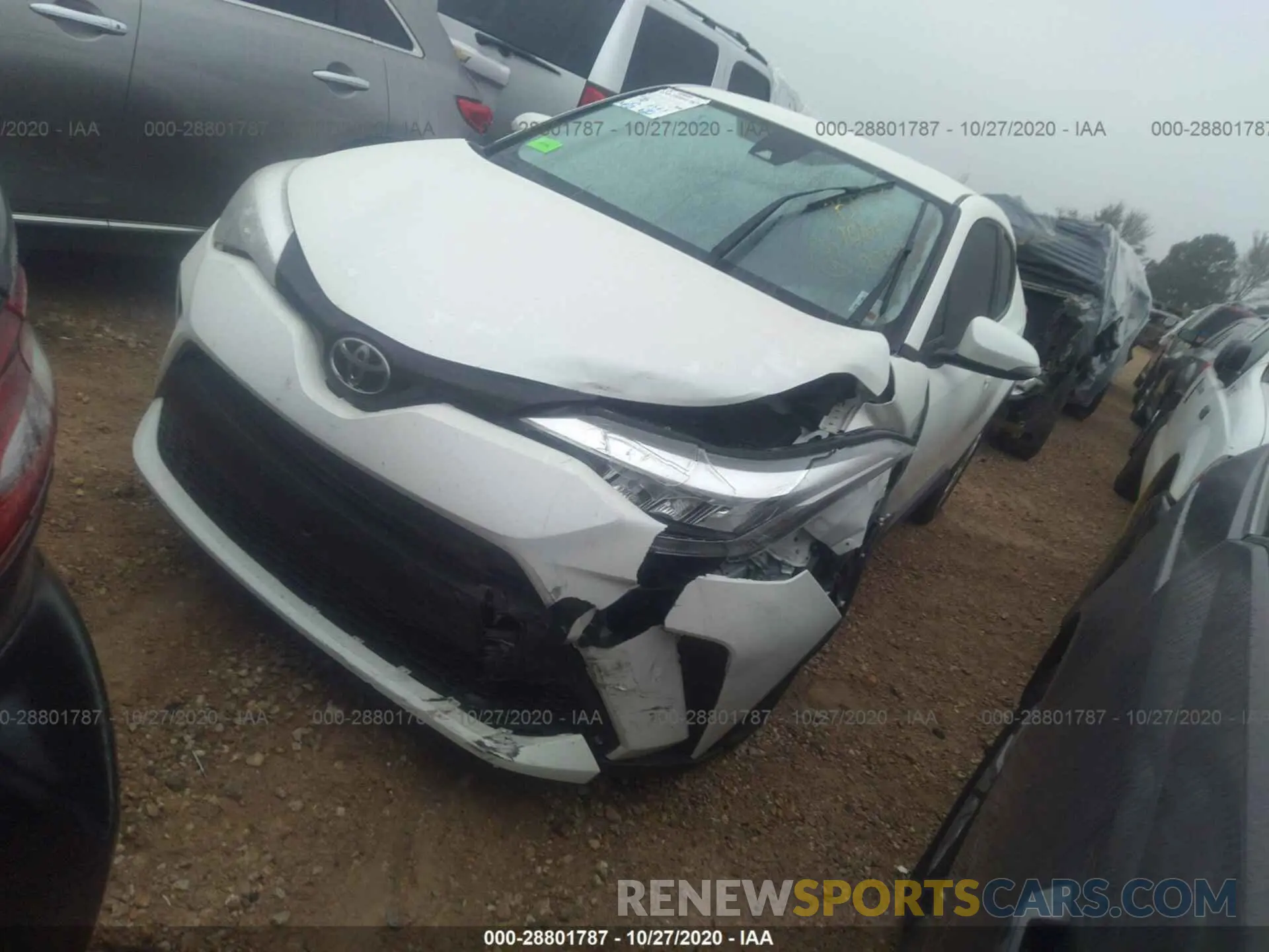 2 Photograph of a damaged car JTNKHMBX1L1084696 TOYOTA C-HR 2020