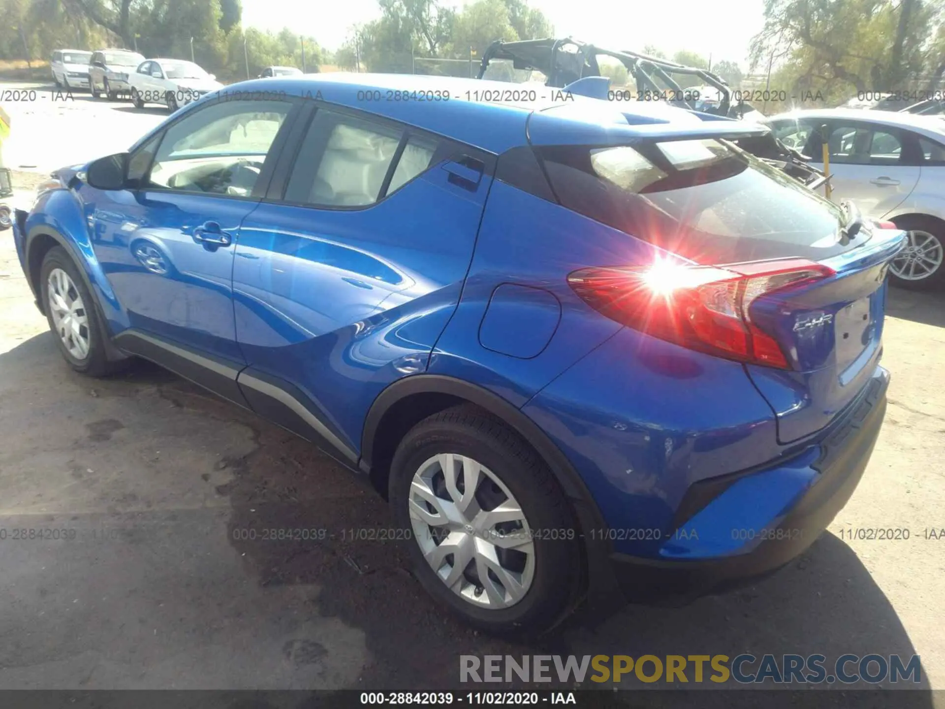 3 Photograph of a damaged car JTNKHMBX1L1086707 TOYOTA C-HR 2020