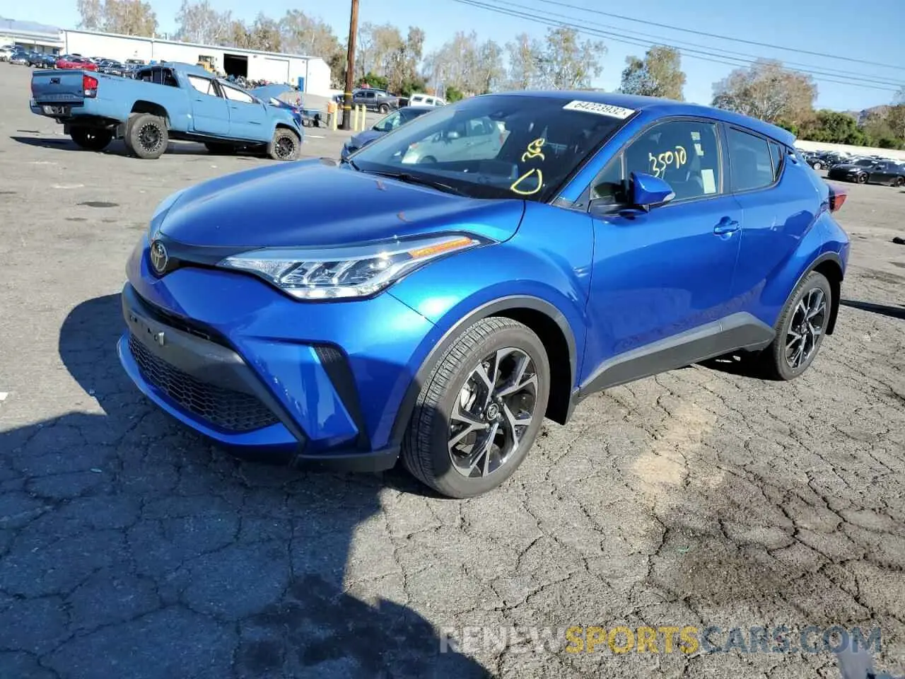 2 Фотография поврежденного автомобиля JTNKHMBX1L1093222 TOYOTA C-HR 2020