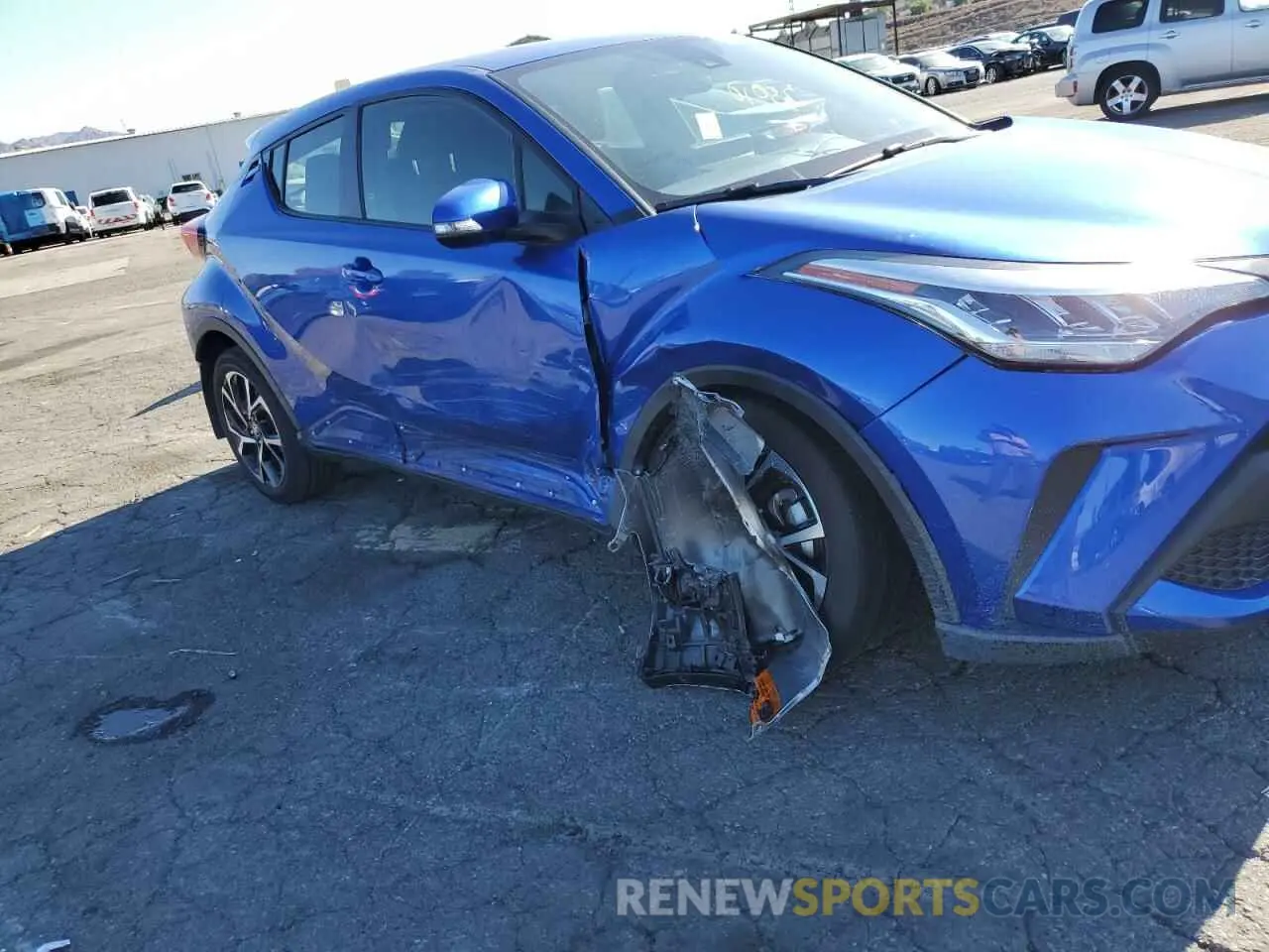 9 Фотография поврежденного автомобиля JTNKHMBX1L1093222 TOYOTA C-HR 2020