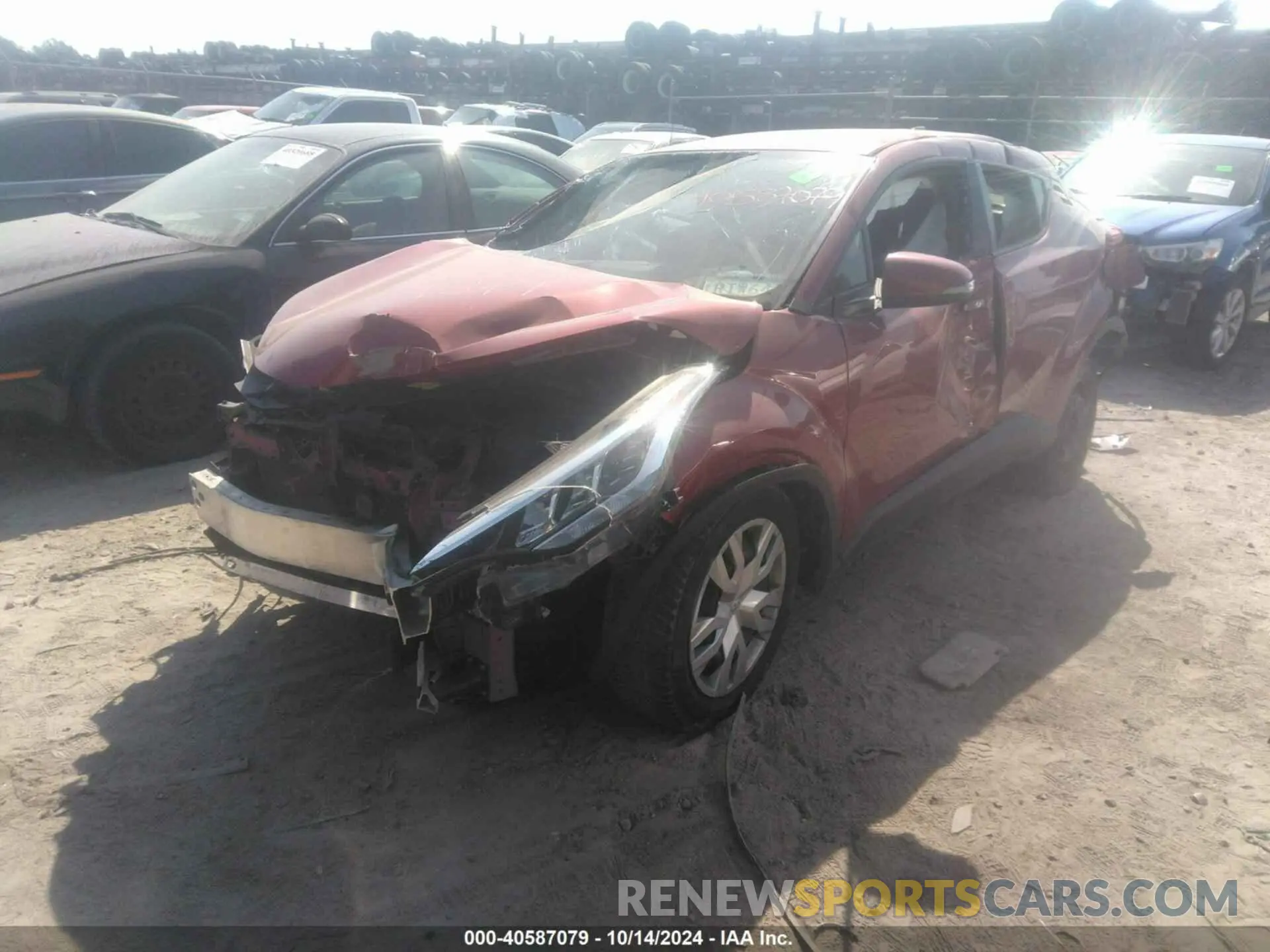 2 Photograph of a damaged car JTNKHMBX2L1076509 TOYOTA C-HR 2020