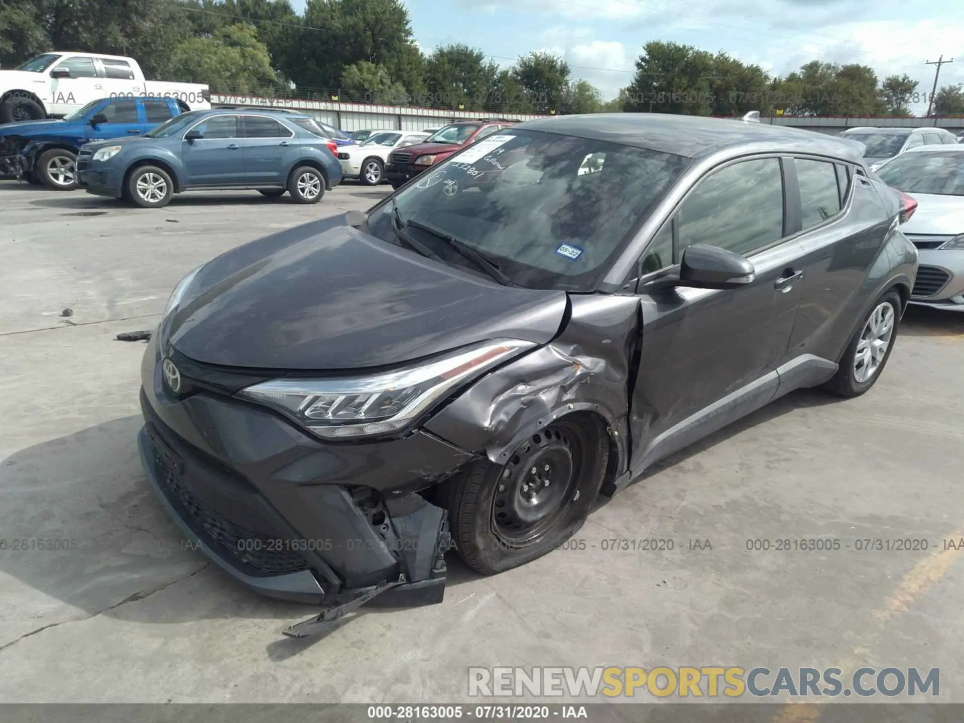 2 Photograph of a damaged car JTNKHMBX2L1083556 TOYOTA C-HR 2020