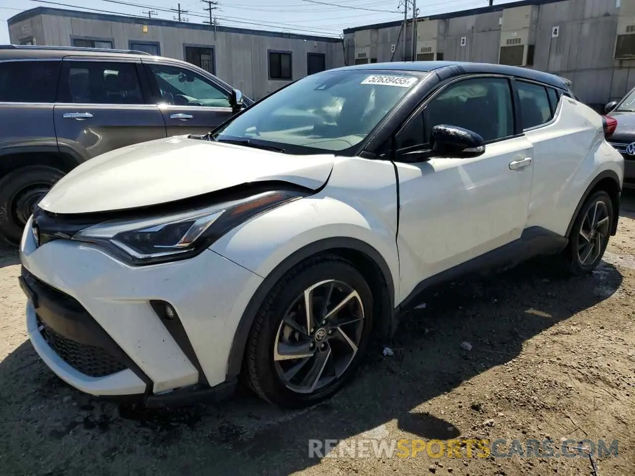 1 Фотография поврежденного автомобиля JTNKHMBX3L1074624 TOYOTA C-HR 2020