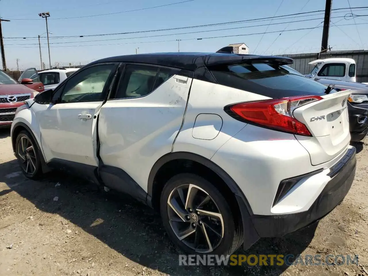 2 Фотография поврежденного автомобиля JTNKHMBX3L1074624 TOYOTA C-HR 2020