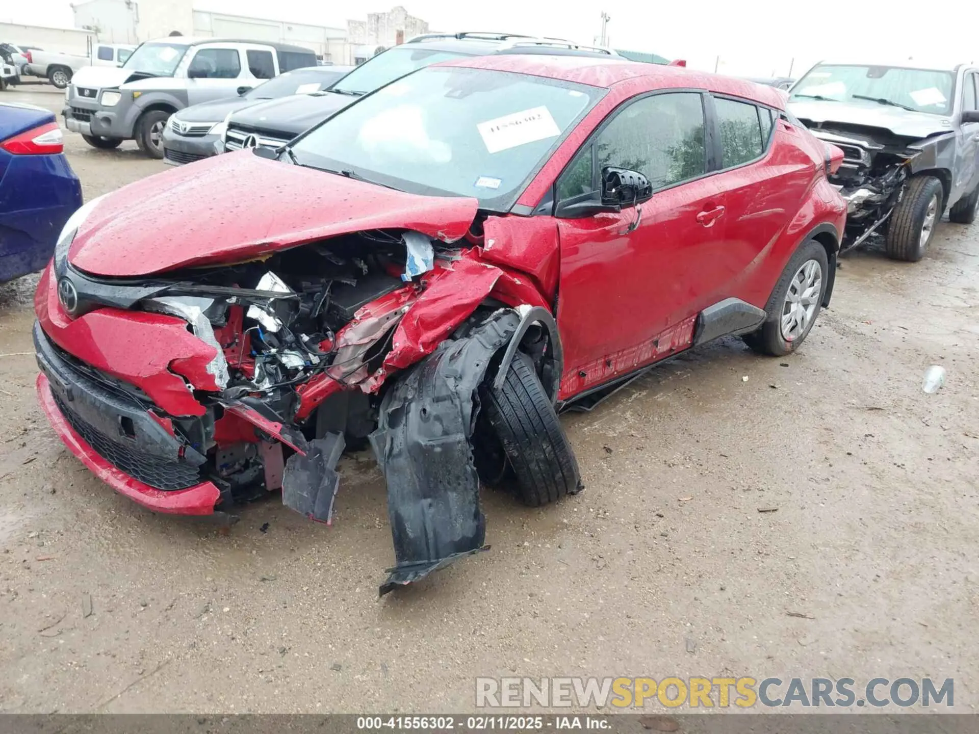 6 Photograph of a damaged car JTNKHMBX4L1067648 TOYOTA C-HR 2020