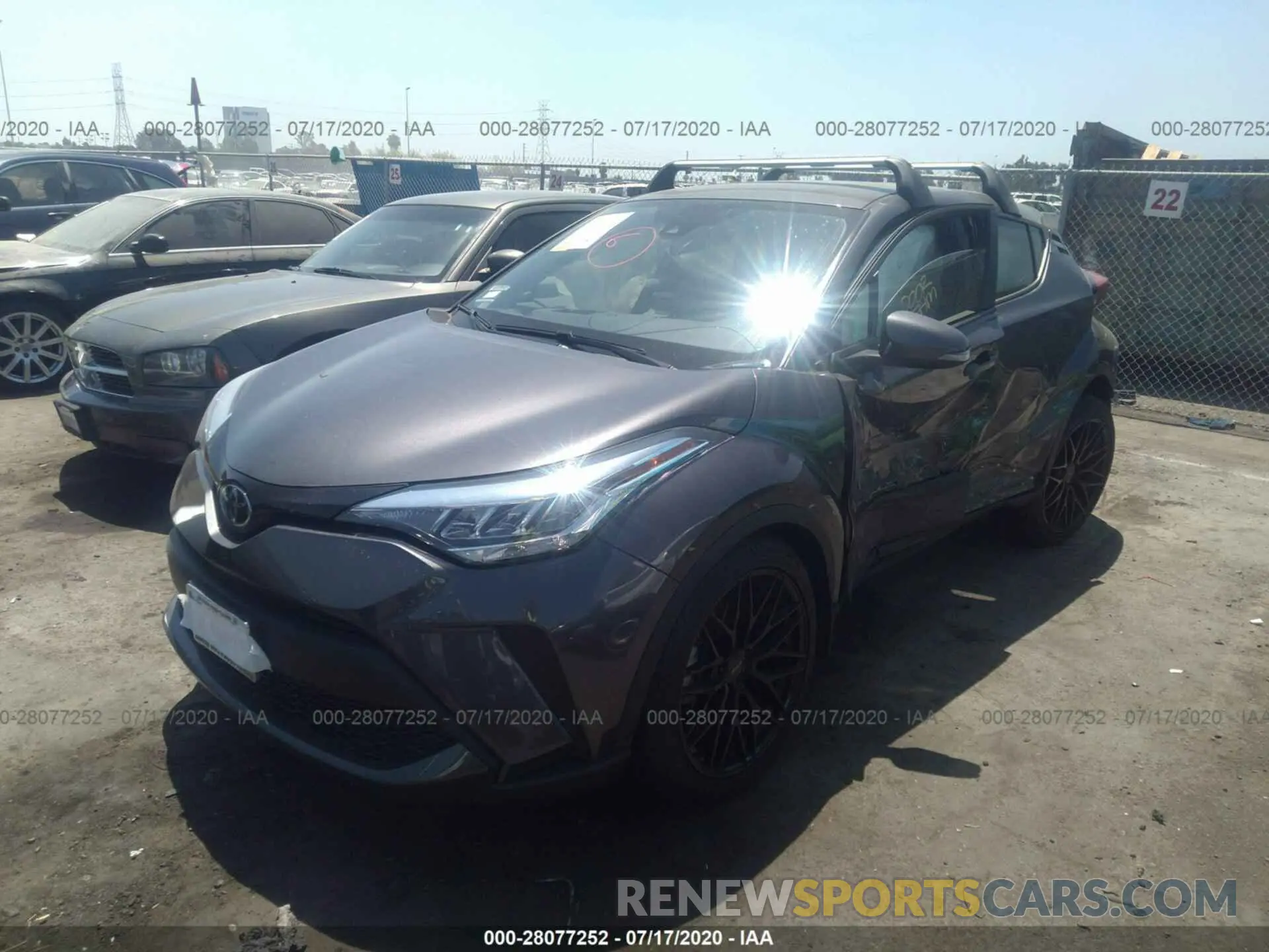 2 Photograph of a damaged car JTNKHMBX4L1077550 TOYOTA C-HR 2020