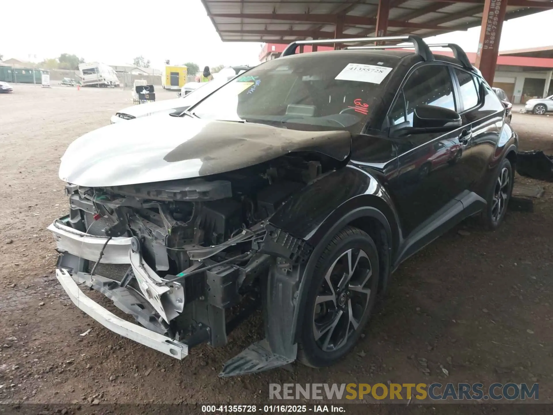2 Photograph of a damaged car JTNKHMBX4L1078973 TOYOTA C-HR 2020