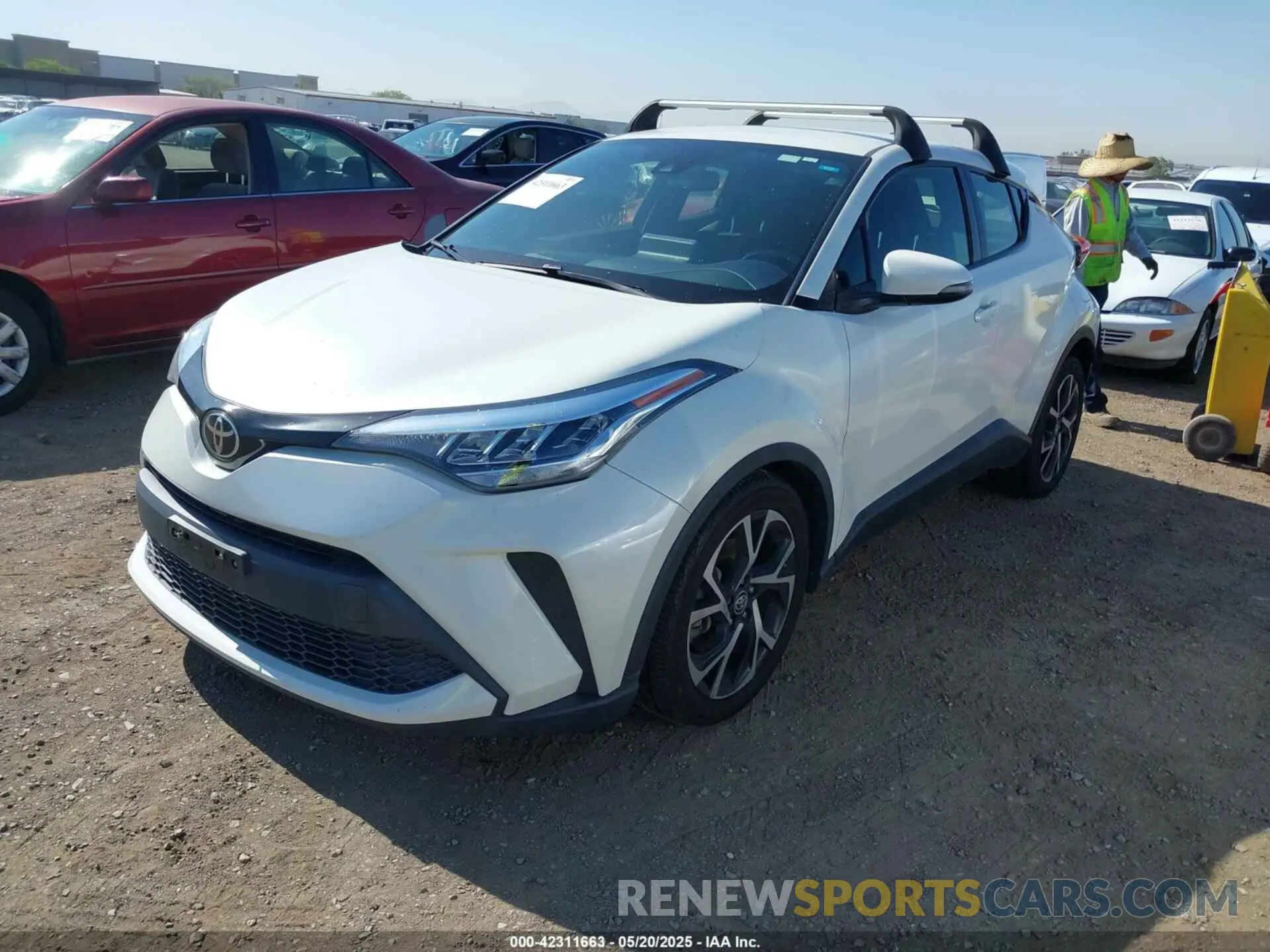 2 Фотография поврежденного автомобиля JTNKHMBX5L1066377 TOYOTA C-HR 2020