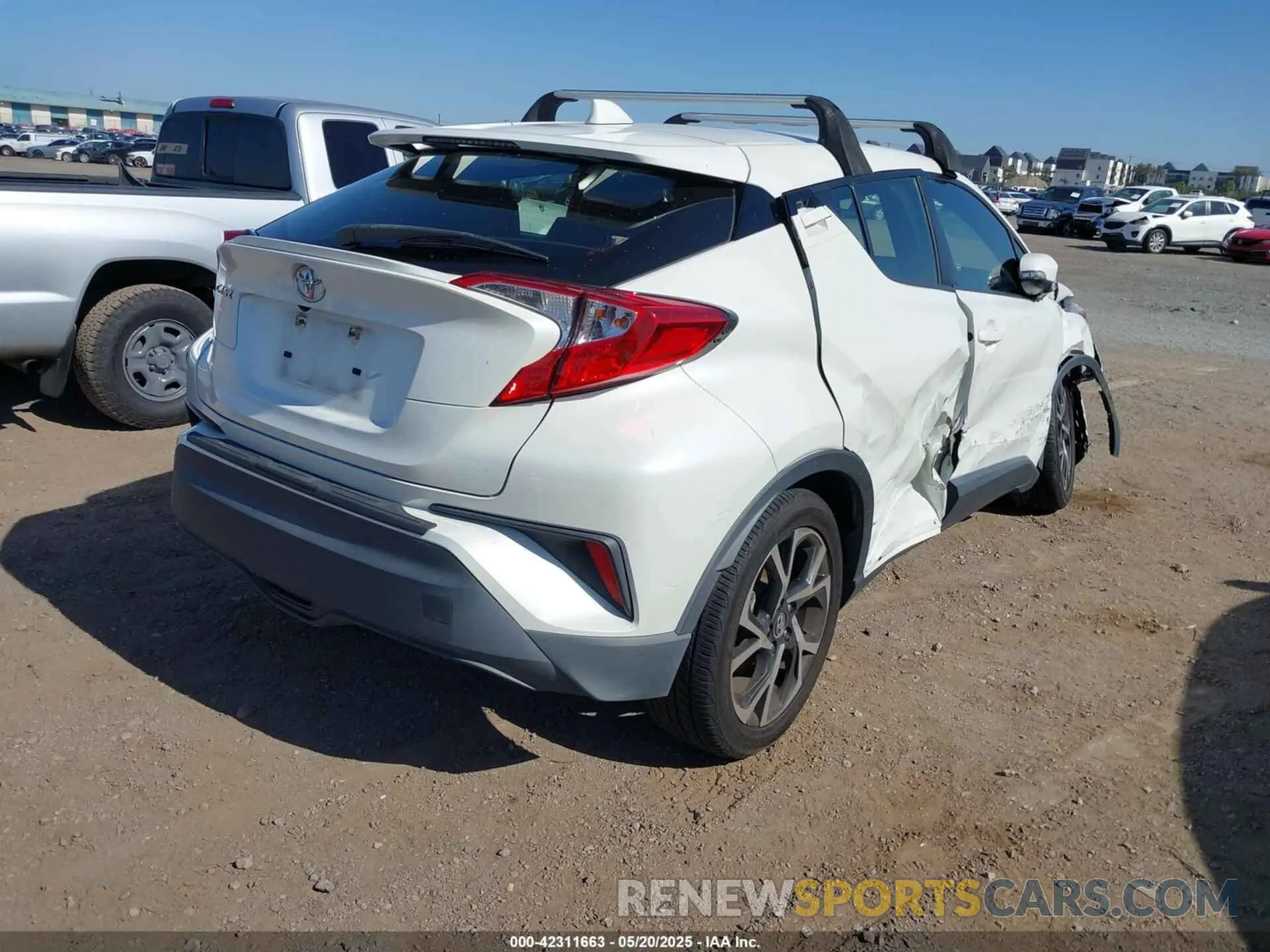 4 Фотография поврежденного автомобиля JTNKHMBX5L1066377 TOYOTA C-HR 2020