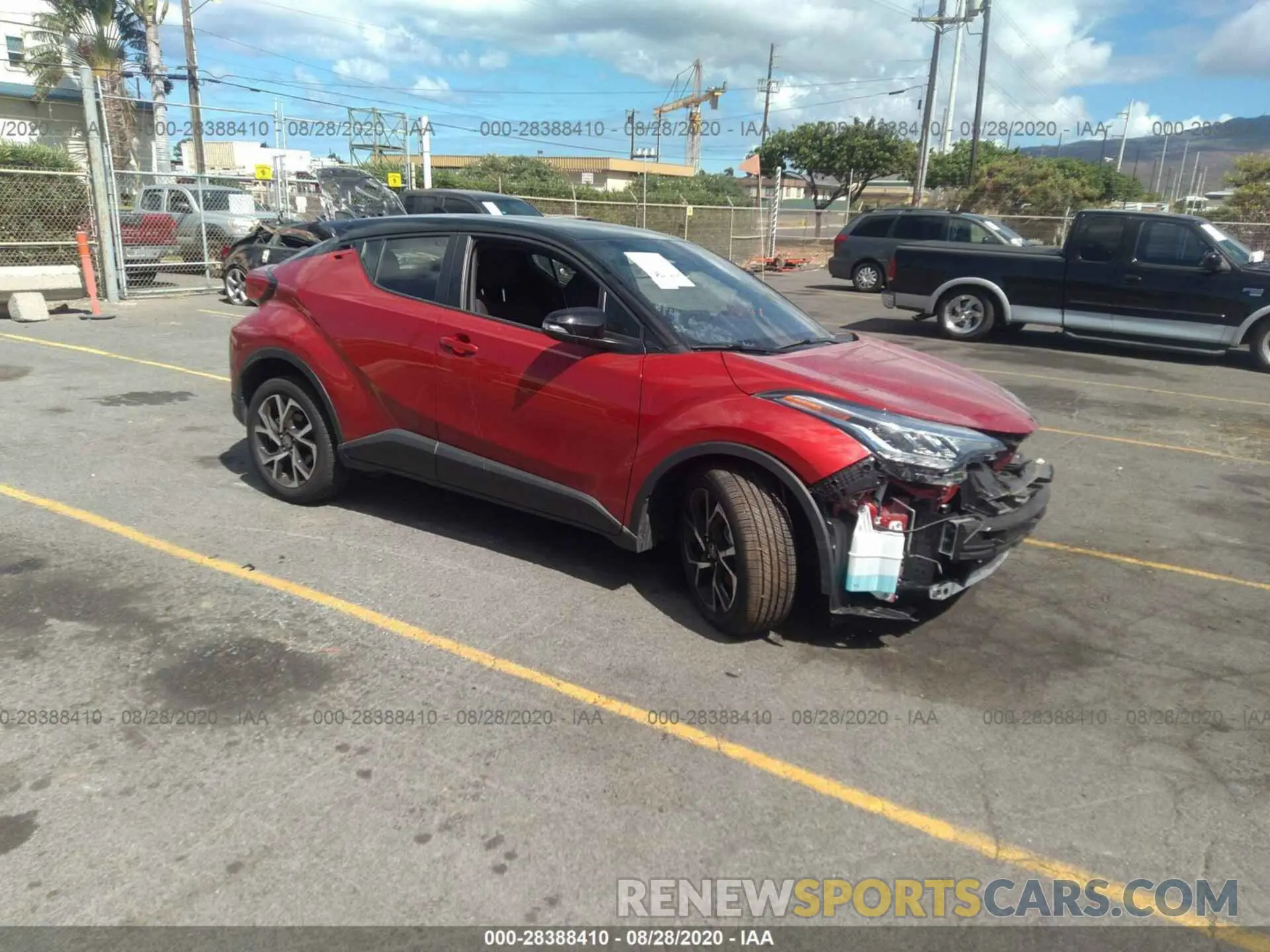 1 Photograph of a damaged car JTNKHMBX5L1075810 TOYOTA C-HR 2020