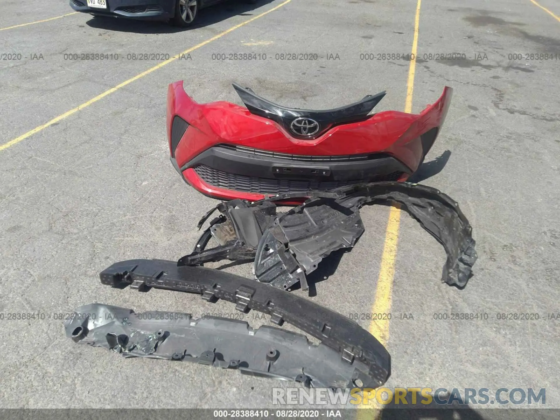 12 Photograph of a damaged car JTNKHMBX5L1075810 TOYOTA C-HR 2020