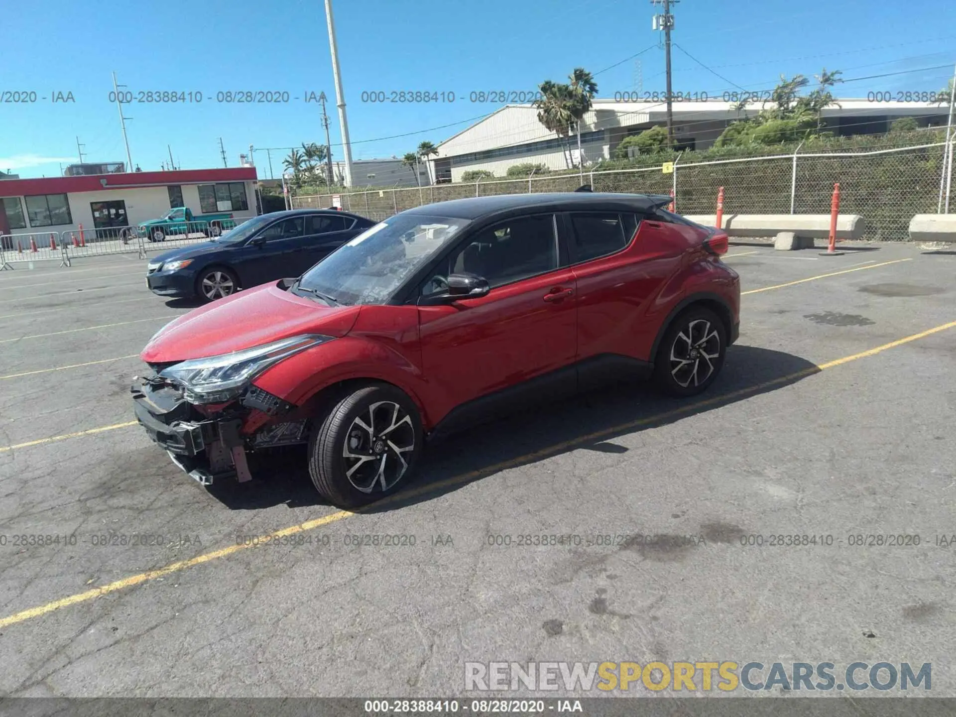 2 Photograph of a damaged car JTNKHMBX5L1075810 TOYOTA C-HR 2020