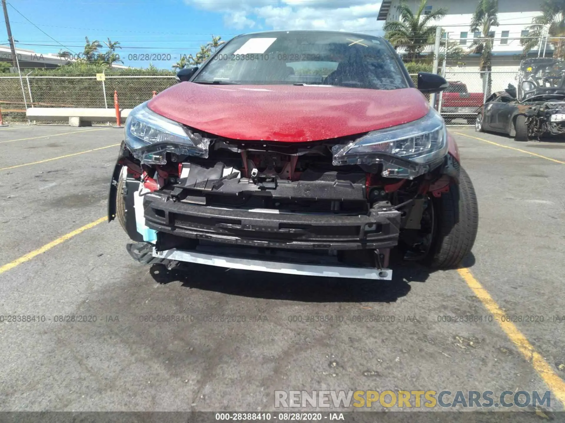 6 Photograph of a damaged car JTNKHMBX5L1075810 TOYOTA C-HR 2020