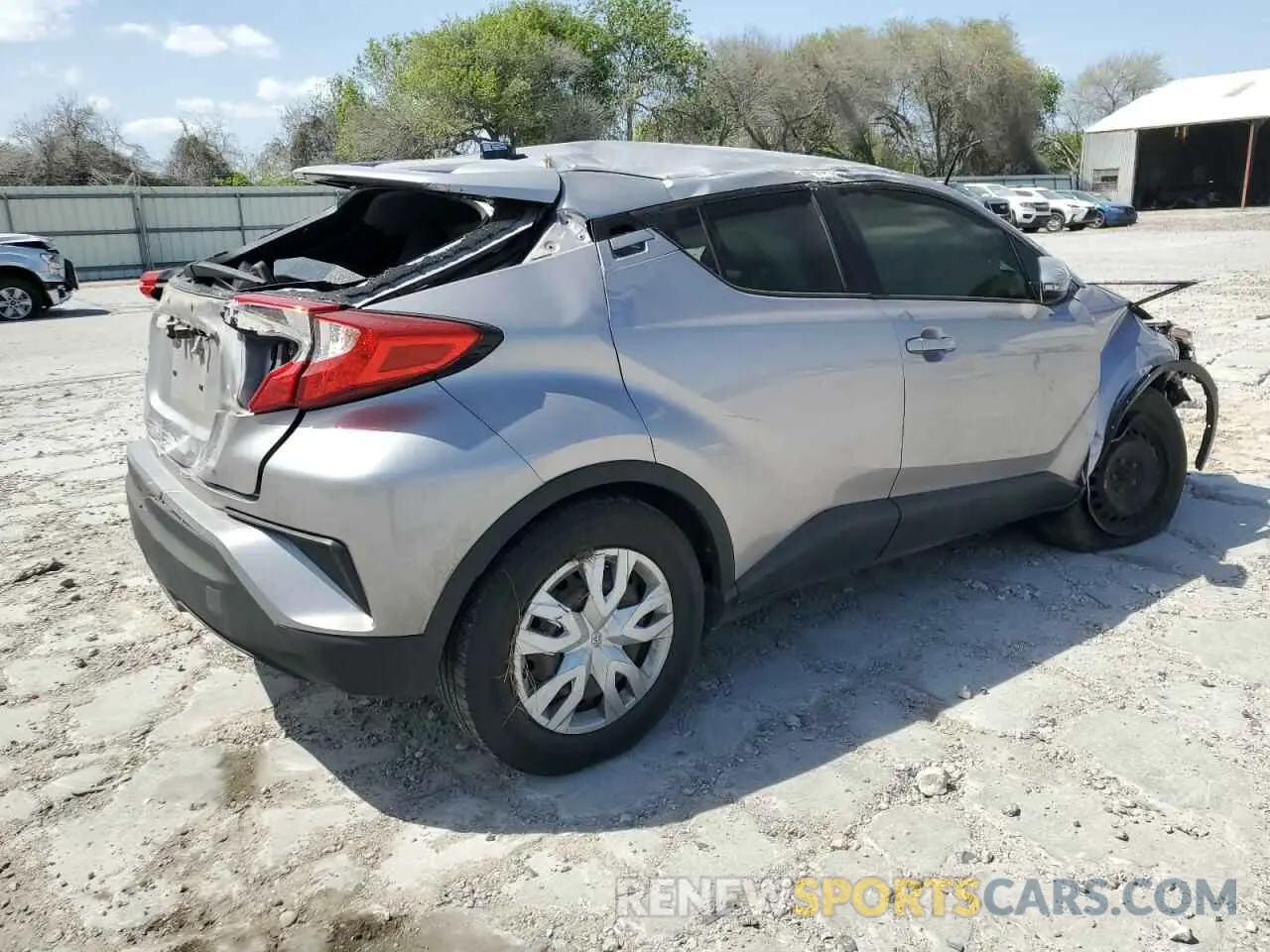 3 Photograph of a damaged car JTNKHMBX5L1080523 TOYOTA C-HR 2020