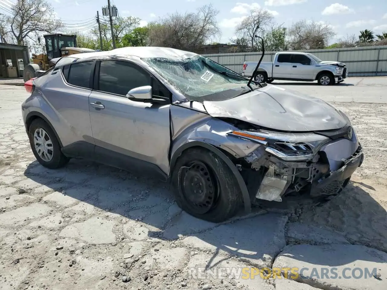 4 Photograph of a damaged car JTNKHMBX5L1080523 TOYOTA C-HR 2020