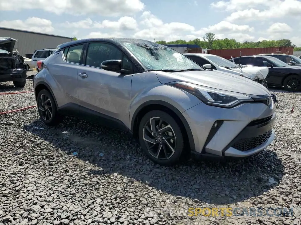 4 Photograph of a damaged car JTNKHMBX5L1090324 TOYOTA C-HR 2020