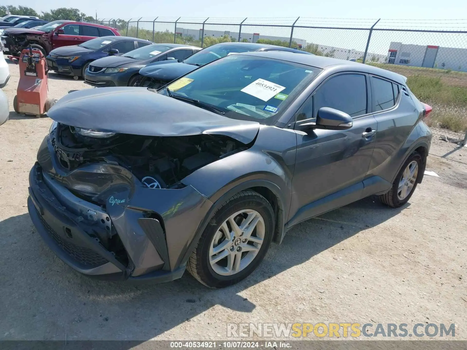 2 Photograph of a damaged car JTNKHMBX6L1070082 TOYOTA C-HR 2020