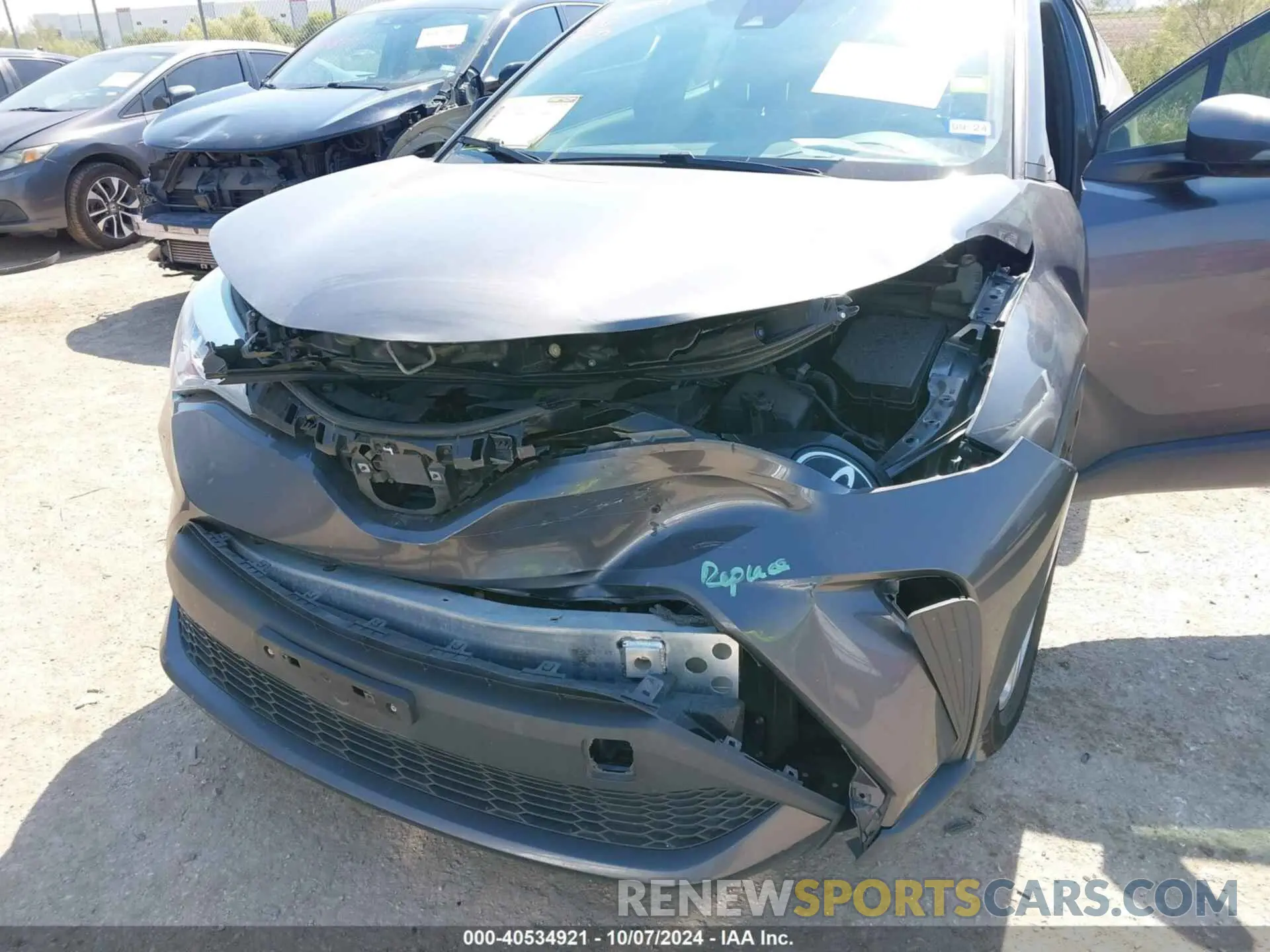 6 Photograph of a damaged car JTNKHMBX6L1070082 TOYOTA C-HR 2020