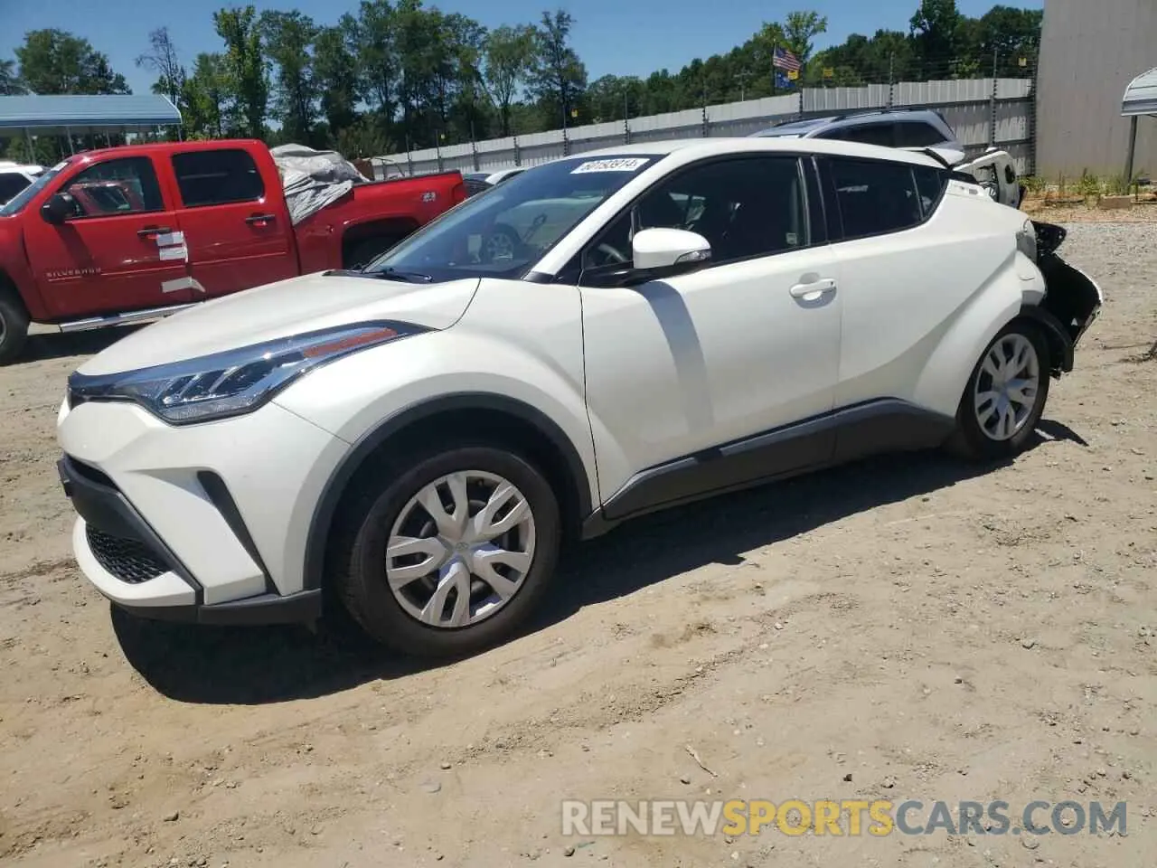 1 Фотография поврежденного автомобиля JTNKHMBX6L1079008 TOYOTA C-HR 2020