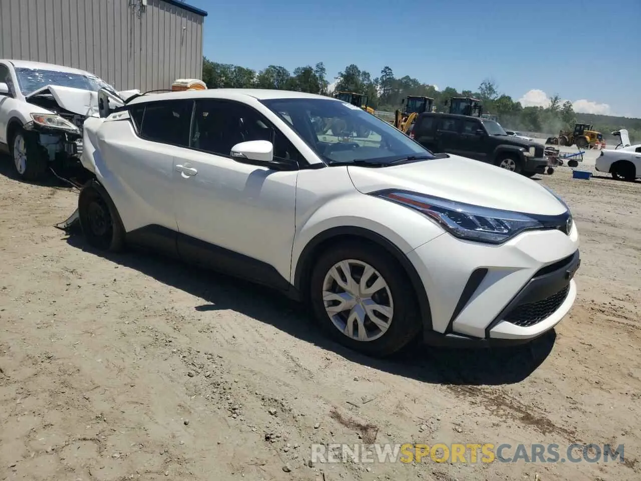 4 Фотография поврежденного автомобиля JTNKHMBX6L1079008 TOYOTA C-HR 2020