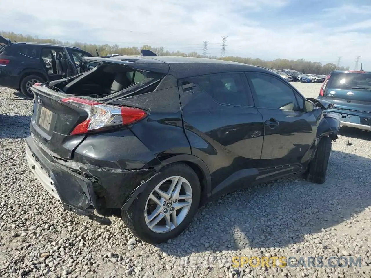 3 Photograph of a damaged car JTNKHMBX6L1080157 TOYOTA C-HR 2020