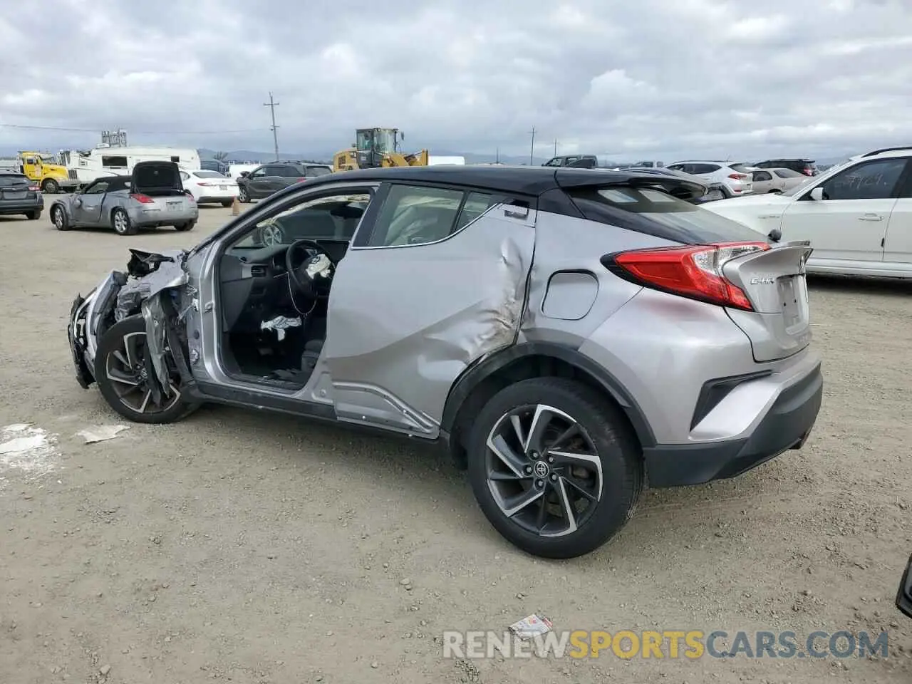2 Photograph of a damaged car JTNKHMBX6L1082488 TOYOTA C-HR 2020