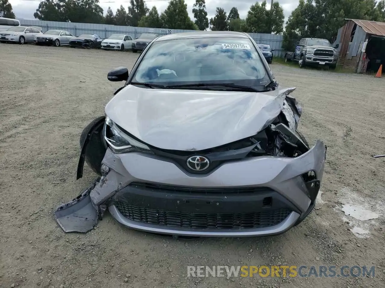 5 Photograph of a damaged car JTNKHMBX6L1082488 TOYOTA C-HR 2020
