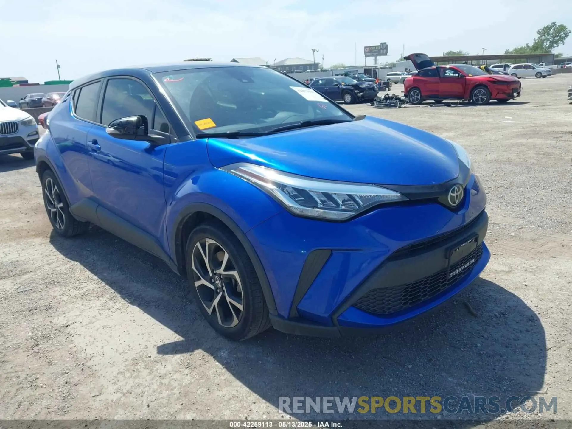 1 Фотография поврежденного автомобиля JTNKHMBX6L1087867 TOYOTA C-HR 2020