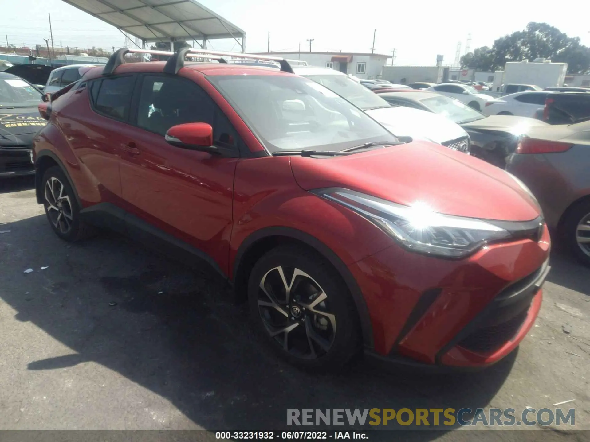 1 Фотография поврежденного автомобиля JTNKHMBX6L1091899 TOYOTA C-HR 2020