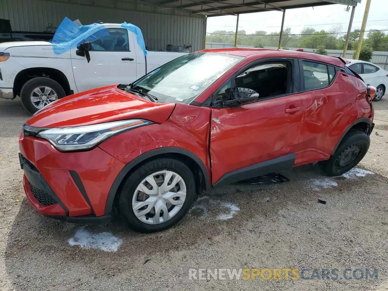 1 Photograph of a damaged car JTNKHMBX7L1070074 TOYOTA C-HR 2020