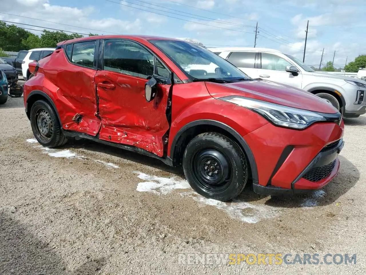 4 Photograph of a damaged car JTNKHMBX7L1070074 TOYOTA C-HR 2020