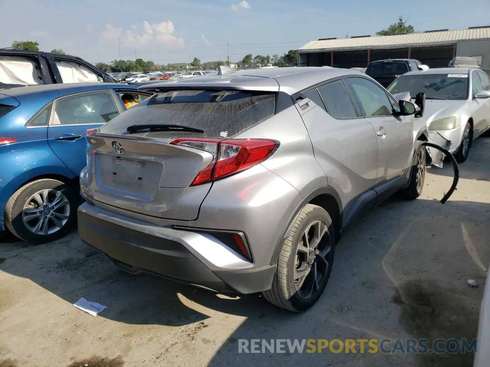 4 Photograph of a damaged car JTNKHMBX7L1088350 TOYOTA C-HR 2020