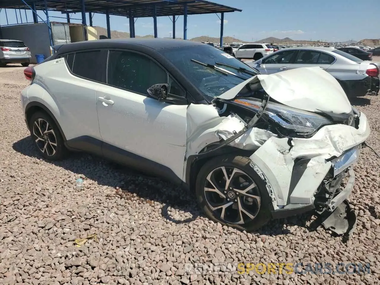 4 Photograph of a damaged car JTNKHMBX8L1072898 TOYOTA C-HR 2020