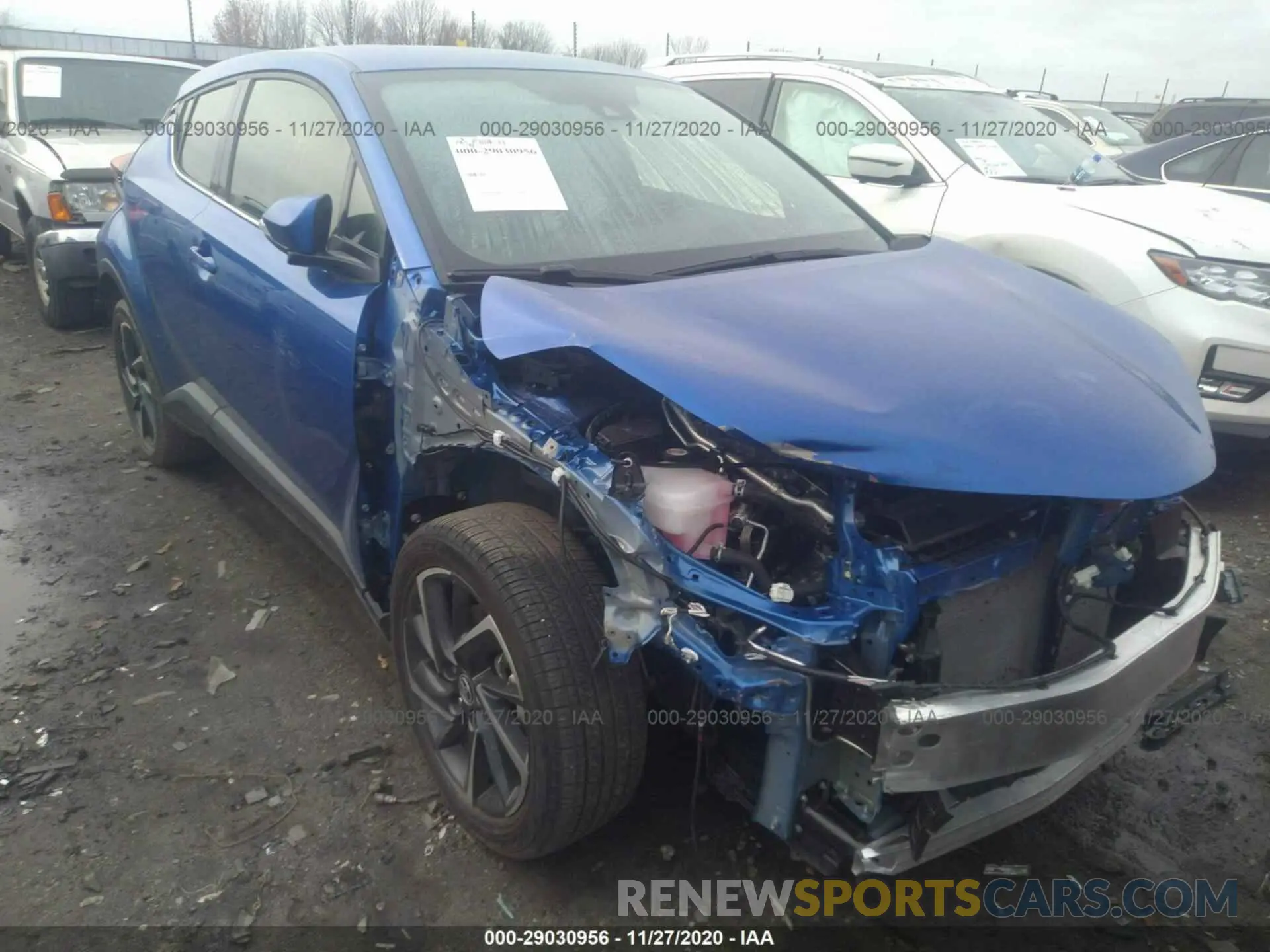 1 Photograph of a damaged car JTNKHMBX8L1085439 TOYOTA C-HR 2020