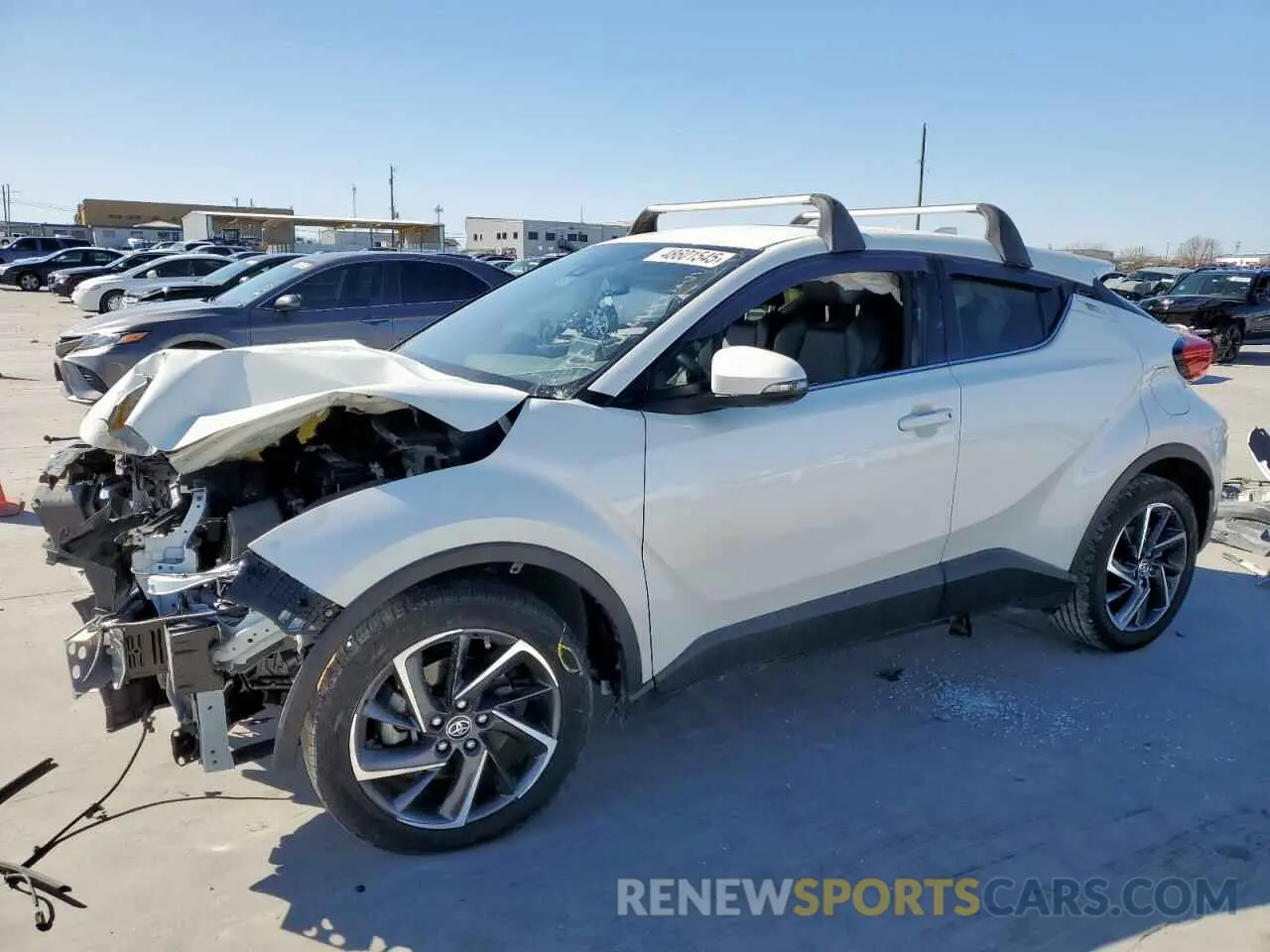1 Фотография поврежденного автомобиля JTNKHMBX8L1091676 TOYOTA C-HR 2020