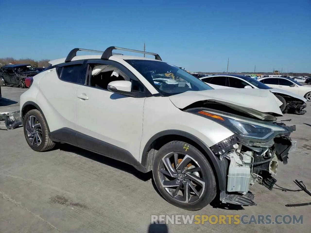 4 Фотография поврежденного автомобиля JTNKHMBX8L1091676 TOYOTA C-HR 2020
