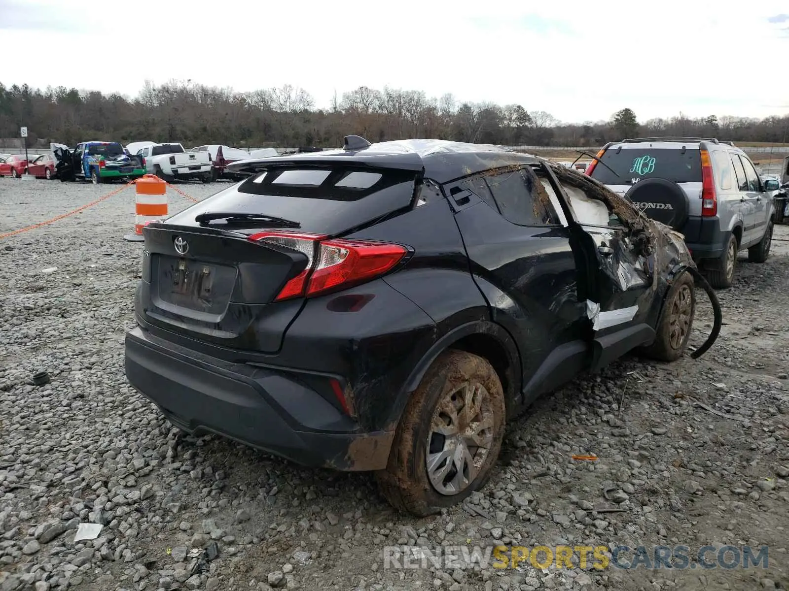 4 Photograph of a damaged car JTNKHMBX9L1062882 TOYOTA C-HR 2020
