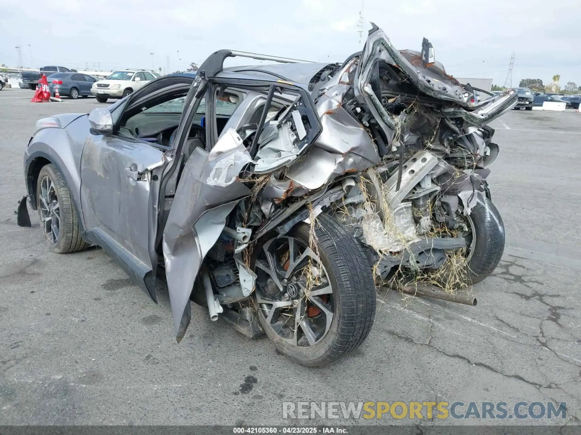 3 Photograph of a damaged car JTNKHMBX9L1075101 TOYOTA C-HR 2020