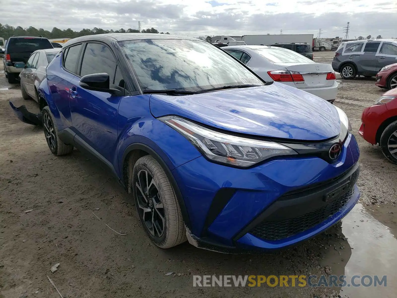 1 Photograph of a damaged car JTNKHMBX9L1086616 TOYOTA C-HR 2020